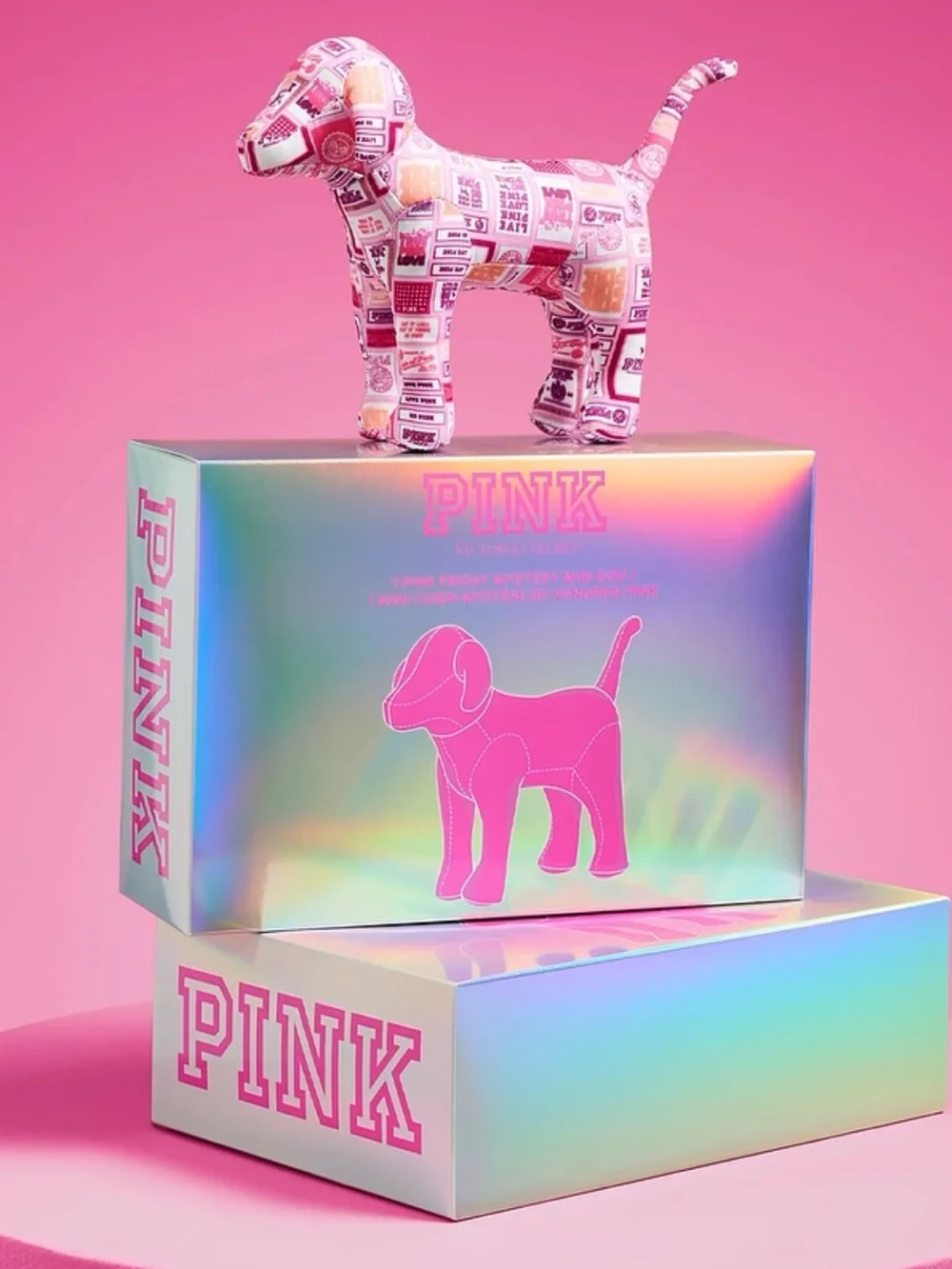PINK VICTORIA’S SECRET PINK FRIDAY MYSTERY MINI DOG PUP 1